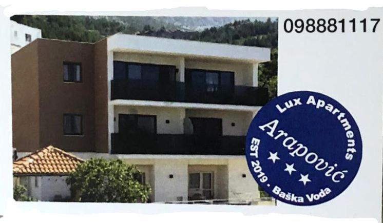 Apartmani Arapovic Baška Voda Zewnętrze zdjęcie
